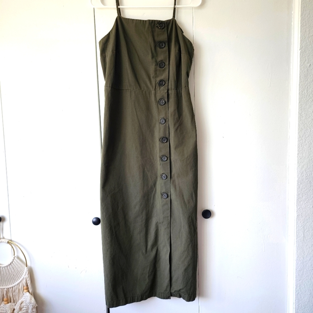 Who What Wear Button-up Maxi Dress Medium
